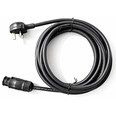 Câble solaire AC avec fiche Type G et connecteur BC01